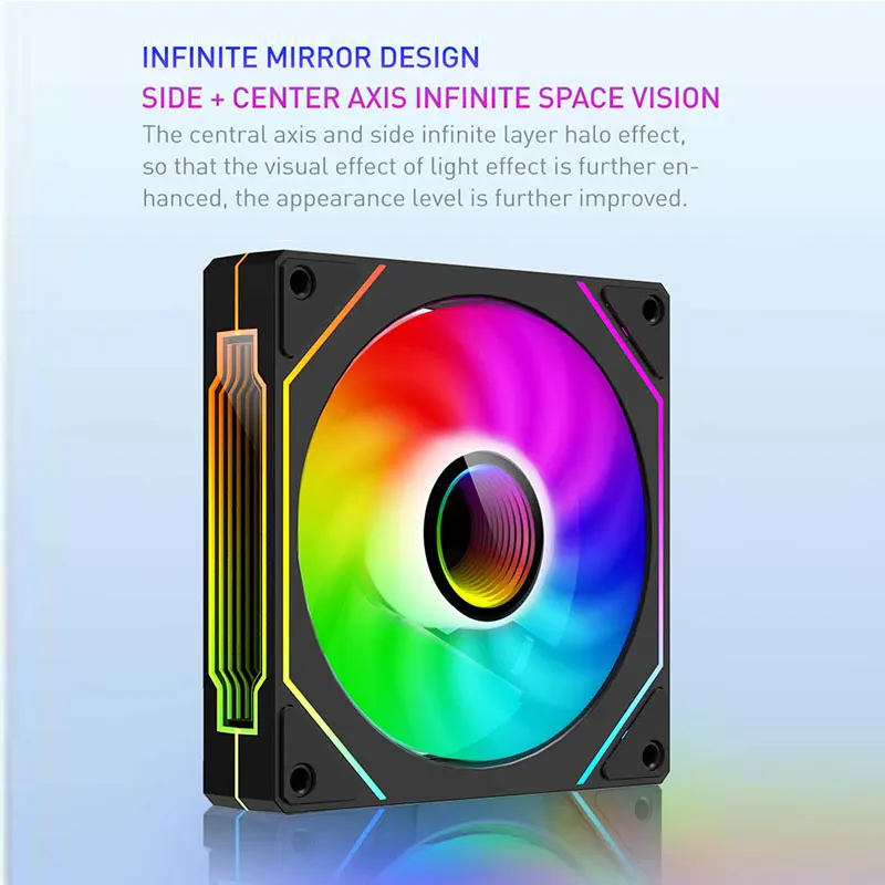 UPSIREN UF-1 PRISM 4 PRO 컴퓨터 섀시 팬 12cm A 실물 2