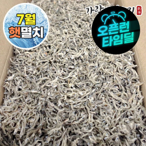 (신선집중/16시간초특가) 7월 첫출하 26년 햇멸치 골라담기 1.5kg 대용량 / 볶음용 안주용 국물용